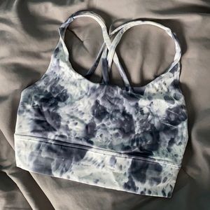 Lululemon Long Line Energy Bra Marble Dye
